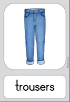 Vorschau - Präsentationen/Tafelbilder - Clothes Kleidung Bildkarten Flashcards Tafelmaterial - Englisch - Seite 3