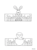 Vorschau - Mal- und Bastelvorlagen - Ostern - Eierbecher Bastelvorlagen in fünf Varianten - Seite 2