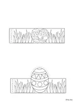 Vorschau - Mal- und Bastelvorlagen - Ostern - Eierbecher Bastelvorlagen in fünf Varianten - Seite 3