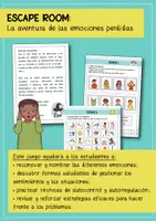 Vista previa - Hojas de trabajo - Emociones - Escape Room para Educación Primaria - página 1