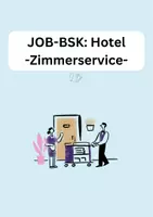Vorschau - Merkblätter - Job-BSK Hotel - Zimmerservice - Deckblatt