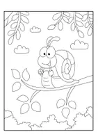 Vorschau - Mal- und Bastelvorlagen - Tiere im Frühling - SCHNECKEN - 24 Ausmalbilder - Mix 3 - Malvorlagen - Ausmalblätter Grundschule - Kunst Grundschule - Feinmotorik fördern - Klasse 1-2 - Seite 3