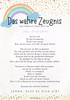 Vorschau - Arbeitsblätter - Das wahre Zeugnis - Deckblatt