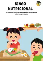 Vista previa - Juegos / Gamificación - Bingo Nutrición 6º Primaria - Portada