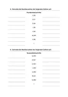 Vorschau - Arbeitsblätter - Übungen Dezimalzahlen - Seite 3