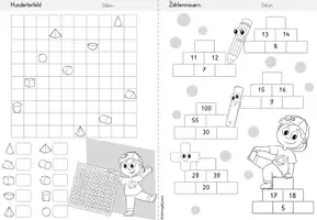 Vorschau - Arbeitsblätter - Wochenheft Mathe 15 (Zahlenraum 100) - Seite 2