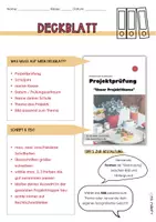 Vorschau - Arbeitsblätter - Projektmappe - Deckblatt & Inhaltsverzeichnis gestalten - Seite 1