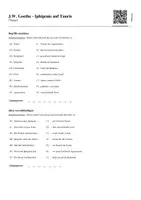 Vorschau - Stundenentwürfe - Goethe - Iphigenie auf Tauris (Lernsong + Übungen) - Seite 1