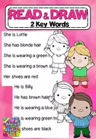 Vorschau - Arbeitsblätter - Read and Draw 2 key words Cover - Deckblatt