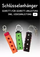 Vorschau - Mal- und Bastelvorlagen - Schlüsselanhänger aus Filzresten: Schritt für Schritt - Deckblatt