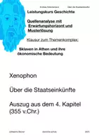 Vorschau - Test - Quellenanalyse: Sklaverei im antiken Athen mit Musterlösung - Deckblatt
