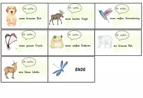 Vorschau - Spiele - Tierisches Lesedomino -einfach - Seite 2