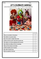 anteprima - Esercizi - Let's Celebrate Carnival! true or false - Pagina 2