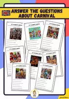 anteprima - Esercizi - Answer the questions about carnival - Pagina di copertina
