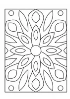 Vorschau - Mal- und Bastelvorlagen - Feinmotorik fördern Klasse 1 mit Mandalas: 20 Ausmalbilder mit großformatigen, einfachen Mustern - Feinmotorik Klasse 1 - Feinmotorik Vorschule - Seite 2