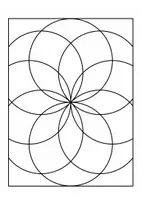 Vorschau - Mal- und Bastelvorlagen - Feinmotorik fördern Klasse 1 mit Mandalas: 20 Ausmalbilder mit großformatigen, einfachen Mustern - Feinmotorik Klasse 1 - Feinmotorik Vorschule - Seite 3