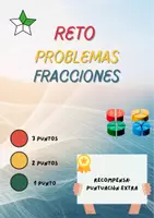 Vista previa - Hojas de trabajo - Resolución de problemas de fracciones - página 3
