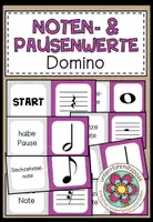 Vorschau - Spiele - NOTEN- & PAUSENWERTE - Domino - Deckblatt