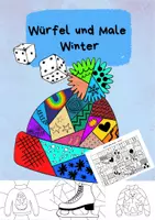 Vorschau - Spiele - Materialpaket: Würfel und Male – Das große Jahreszeitenpaket 🍁❄️🌸☀️ - Seite 1