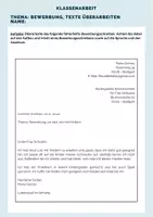 Vorschau - Klassenarbeiten - Bewerbungen Klassenarbeit (Texte überarbeiten) +EWH - Kindergarten - Seite 2