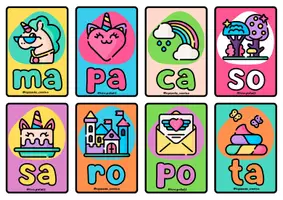 Vista previa - Juegos / Gamificación - CARTAS TEMÁTICAS UNICORNIO-SUPERHÉROES - página 3