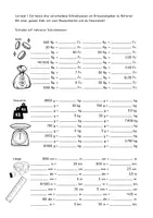 Vorschau - Arbeitsblätter - Repetitionsdossier 5.7 - Schreibweisen von Grössen / Rechnen mit Grössen / Textaufgaben - Seite 2