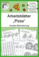 Vorschau - Arbeitsblätter - Arbeitsblätter „Pizza“ (Visuelle Wahrnehmung) - Deckblatt