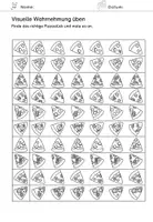 Vorschau - Arbeitsblätter - Arbeitsblätter „Pizza“ (Visuelle Wahrnehmung) - Seite 1
