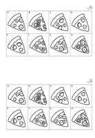 Vorschau - Arbeitsblätter - Arbeitsblätter „Pizza“ (Visuelle Wahrnehmung) - Seite 3