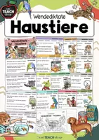 Vorschau - Arbeitsblätter - Wendediktate - Haustiere - Deckblatt