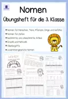 Vorschau - Unterrichtsreihen - Materialpaket: Wortarten 3. Klasse (Nomen, Verben, Adjektive) - Seite 1