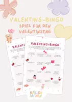 Vorschau - Arbeitsblätter - Valentins-Bingo - Deckblatt