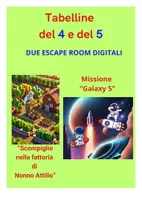 anteprima - Esercizi - Tabelline del 4 e del 5_due escape room digitali - Pagina di copertina