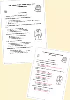 Vorschau - Test - Lernerfolgskontrolle LEK Kleider machen Leute, Kommasetzung - Deckblatt