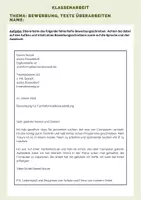 Vorschau - Klassenarbeiten - Bewerbung überarbeiten Klassenarbeit+EWH - Informatik - Seite 2