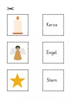 Vorschau - Arbeitsblätter - Materialpaket Ganzwörter Weihnachten - Schreiben, Lesespaziergang, Merk es dir - Seite 3