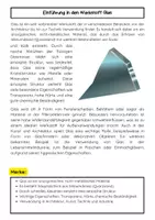 Vorschau - Arbeitsblätter - Werkstoff Glas – Eigenschaften, Herstellung, Recycling und Anwendungen - Seite 1