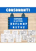 anteprima - Esercizi - LE CONSONANTI E LE SUE SILLABE - Pagina di copertina