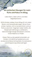 Vorschau - Unterrichtsreihen - Yoga Wochenplan für ADHS Kids - Seite 1