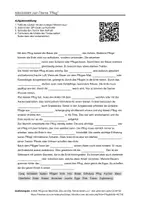 Vorschau - Arbeitsblätter - Arbeitsblätter zum Thema "Pflug" (Lückentext, Hörverstehen) + Lösung & MP3 - Deckblatt