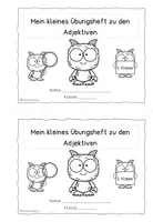 Vorschau - Arbeitsblätter - Materialpaket für die 2. Klasse: "Kleines Übungsheft zu den Verben" und "Kleines Übungsheft zu den Adjektiven" - Seite 2