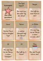 Vorschau - Spiele - Lesespiel - das Jahr - Seite 2