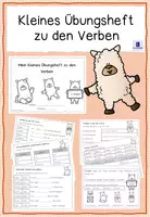 Vorschau - Arbeitsblätter - Mein kleines Übungsheft zu den Verben (2. Klasse) - Deckblatt