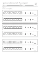 Vorschau - Arbeitsblätter - Tauschaufgaben 3 (Zahlenraum bis 10) - Seite 3