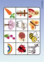Vorschau - Arbeitsblätter - Wortschatz Bingo - Ostern (Klasse 1 und 2) - Seite 2