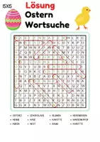 Vorschau - Arbeitsblätter - Wortsuchspiel/Wortsuche/Suchsel Ostern (Grundschule) - 4 Varianten - Seite 3