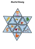 Vorschau - Arbeitsblätter - GRATIS Legestern Ostern Wortschatz - DaZ/DaF, Deutsch (Klassen 1 und 2) - Seite 2