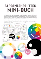 Vorschau - Mal- und Bastelvorlagen - Mini-Buch Farbenlehre nach Itten - Deckblatt