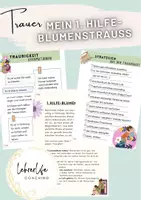 Vorschau - Arbeitsblätter - Mein Erste Hilfe Blumenstrauß Trauer Traurigkeit / Coaching Lernentwicklung Sekundarstufe - Deckblatt