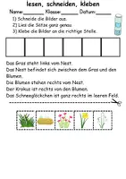 Vorschau - Arbeitsblätter - Ostern Leserätsel - Lesen, schneiden, kleben - DaZ/DaF, Deutsch, Sachunterricht - Seite 3